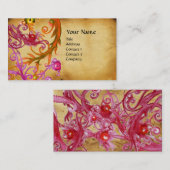 赤い果実が渦を巻く 名刺 (正面/裏面)