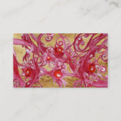 赤い果実が渦を巻く 名刺 (裏面)