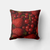 赤い果実とイチゴ クッション (裏面)