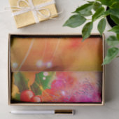 赤い果実とホリーの枝の夢のようなクリスマス 薄葉紙 (ギフト)