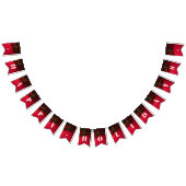 赤い果実とミスタントー、クリスマス バンティングフラッグ (全)