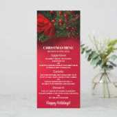 赤い果実とヤドリギ、クリスマスメニュー メニュー (スタンド正面)