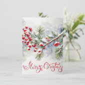 赤い果実と松の木が咲く聖降誕祭 (スタンド正面)