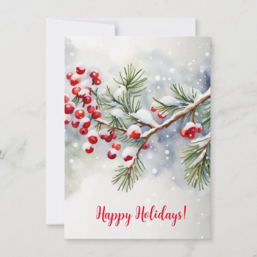 赤い果実と雪が楽しめる休日 (正面)