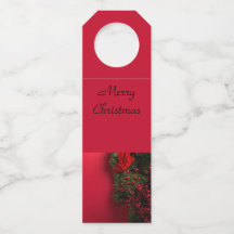 赤い果実を持つクリスマスリース