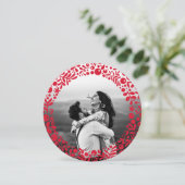 赤い果実フォトフレーム両面ラウンドカード シーズンカード (スタンド正面)