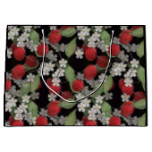 赤い果実，さくらんぼ ラージペーパーバッグ (正面)