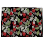 赤い果実，さくらんぼ ラージペーパーバッグ (裏面)