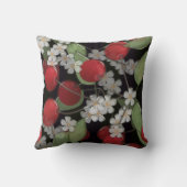 赤い果実 クッション (裏面)