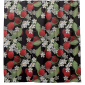 赤い果実 シャワーカーテン (正面)