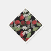 赤い果実 スタンダードカクテルナプキン (角)