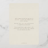 赤い果実+ユーカリプトゥス植物体のクリスマス 箔シーズンカード (裏面)