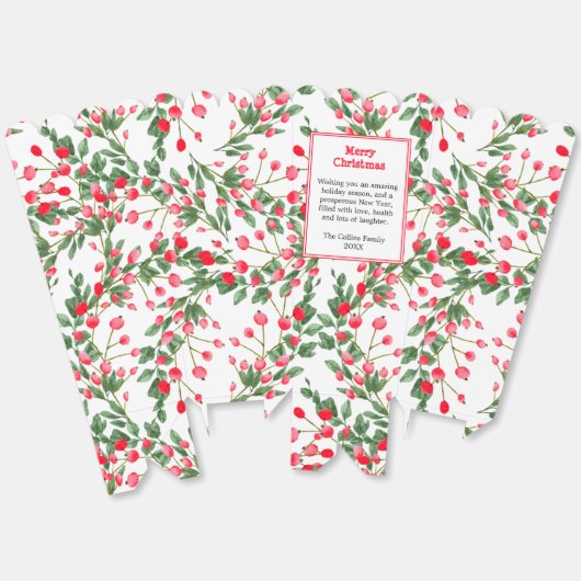 赤い果実 | 心からのメッセージ | メリークリスマス フェイバーボックス (見開き)