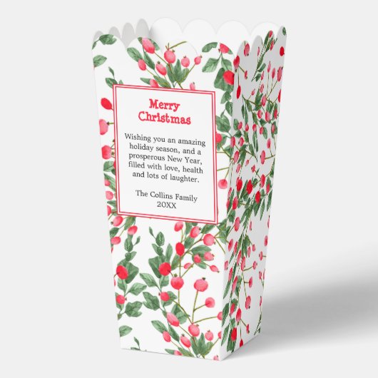 赤い果実 | 心からのメッセージ | メリークリスマス フェイバーボックス (正面)