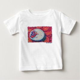 赤い果物のボウル ベビーTシャツ