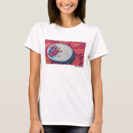 赤い果物のボウル Tシャツ