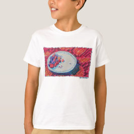 赤い果物のボウル Tシャツ