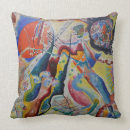 赤い染絵画みがあるワッシリー・カンディンスキー クッション