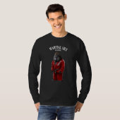 赤い柔道義柔道師範 Tシャツ (正面フル)