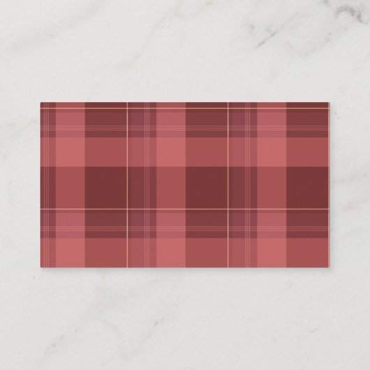 赤い格子模様の国BBQおむつラッフルベビーシャワー エンクロージャーカード (裏面)