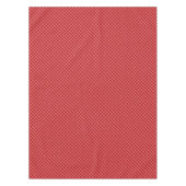 赤い格子模様 テーブルクロス (正面)