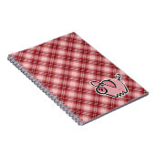 赤い格子縞のブタ ノートブック (右側)