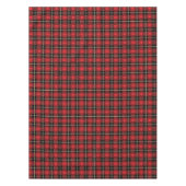 赤い格子縞の背景 テーブルクロス (正面)