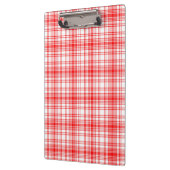 赤い格子縞 クリップボード (左)