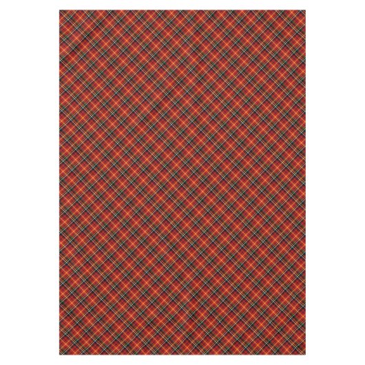 赤い格子縞 テーブルクロス (正面)