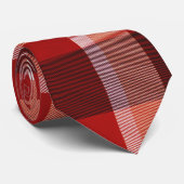 赤い格子縞 ネクタイ (ロール)