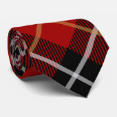 赤い格子縞 ネクタイ (ロール)