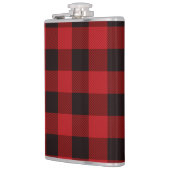 赤い格子縞 フラスク (左)