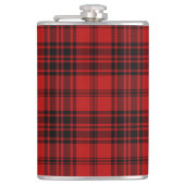 赤い格子縞 フラスク (正面)