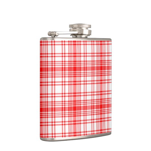 赤い格子縞 フラスク (右)