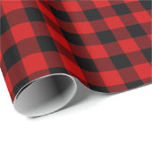 赤い格子縞 ラッピングペーパー (ロールコーナー)