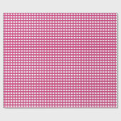 赤い格子縞 ラッピングペーパー (フラット)