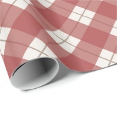 赤い格子縞 ラッピングペーパー (ロールコーナー)