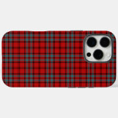 赤い格子縞 Case-Mate iPhoneケース (裏面 (横))