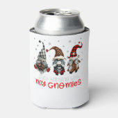 赤い格言の三人はぶら下がった私と一緒だ 缶クーラー (缶正面)