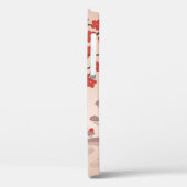 赤い桜のこけし人形 - 日本の芸者 Case-Mate iPhoneケース (裏面 / 左)