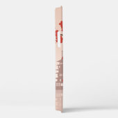 赤い桜のこけし人形 - 日本の芸者 Case-Mate iPhoneケース (裏面 / 右)