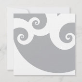 赤い桜の花　さくら　ウェディング 招待状 (裏面)