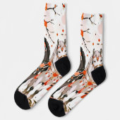 赤い森の中の馬 ソックス (左)