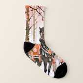 赤い森の中の馬 ソックス (左内側)