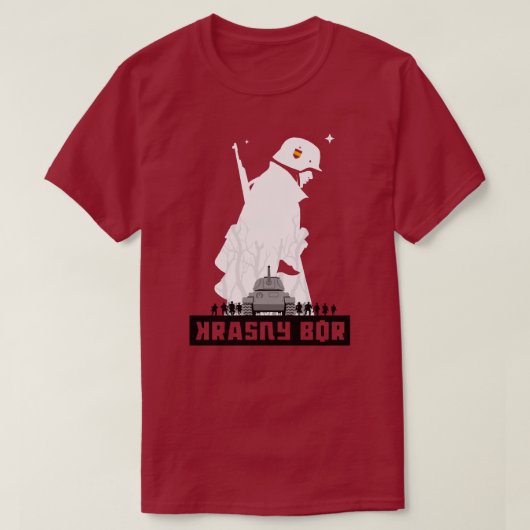 赤い森 Tシャツ (デザイン正面)