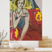 赤い椅子のナンシー ポスター (キッチン)