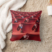 赤い椅子のロット クッション (ブランケット)