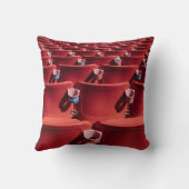 赤い椅子のロット クッション (裏面)