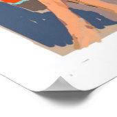 赤い椅子 ポスター (角)