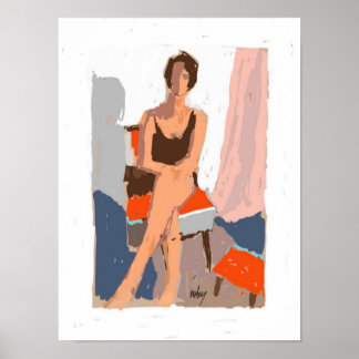 赤い椅子 ポスター